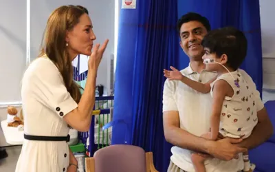 Princess of Wales visits Evelina London Children's Hospital