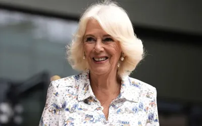 Queen Camilla visits Wimbledon and is joined by actor who played her husband