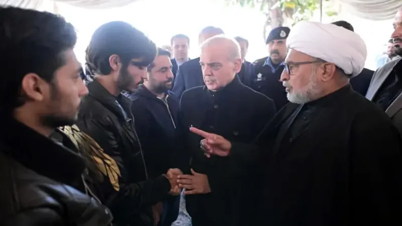 PM visits Imambargah, announces compensation for bereaved families