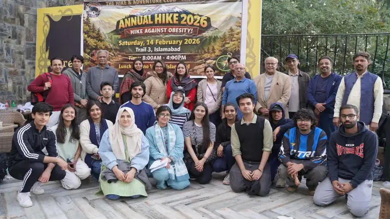 Islamabad Medical & Dental College Organizes Hike Against Obesity at Margalla Trail 3
