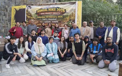 Islamabad Medical & Dental College Organizes Hike Against Obesity at Margalla Trail 3