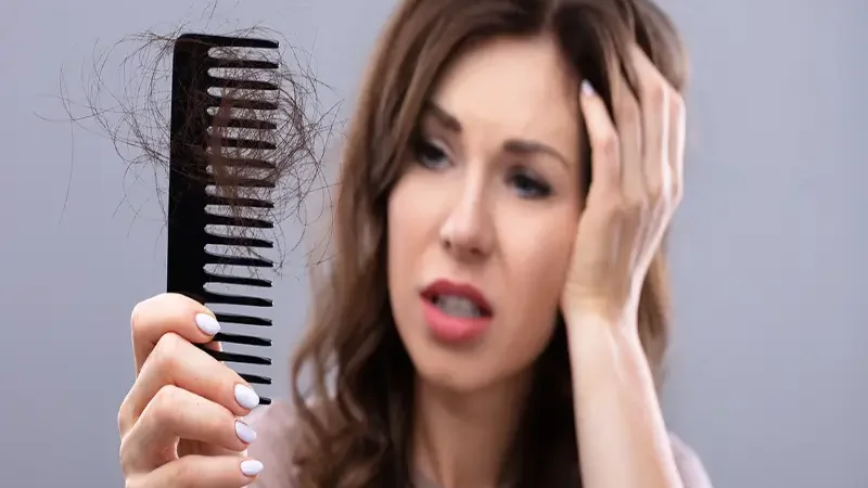 Here's how stress causes hair loss