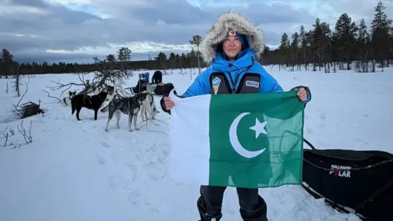 Pakistan's Samar Khan conquers 300km Arctic dogsled challenge