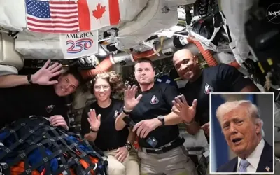 Trump congratulates Artemis II crew after historic lunar flyby