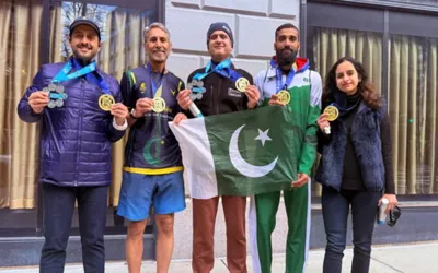 Pakistan shines at Boston Marathon as Amjad Ali sets pace