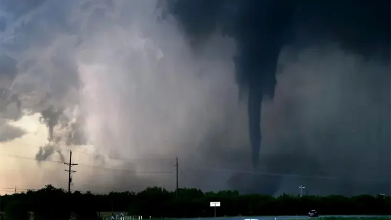 Tornado hits city in Oklahoma amid severe weather outbreak