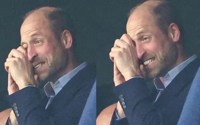 Prince William reacts as Aston Villa finally lift European trophy