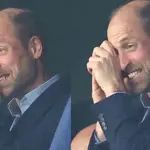 Prince William reacts as Aston Villa finally lift European trophy