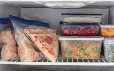 Freezing food in plastic containers may risk health