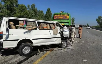 17 killed in deadly Van crash on Swat Motorway ahead of Eid
