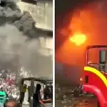 Garment's factory collapsed due to fire: Two firefighters injured