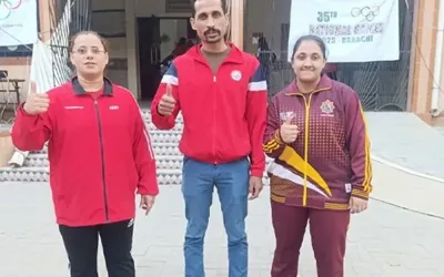 Three generations of weightlifters shine at national games