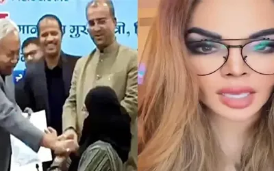 Rakhi Sawant slams Bihar CM disrespecting Muslim woman’s hijab