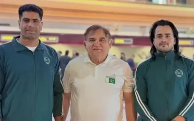Arshad Nadeem wins top spot in Javelin at Islamic Solidarity Games