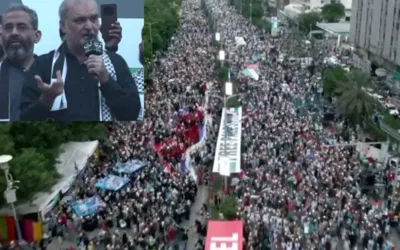 Jamaat-e-Islami holds massive Gaza solidarity March in Karachi