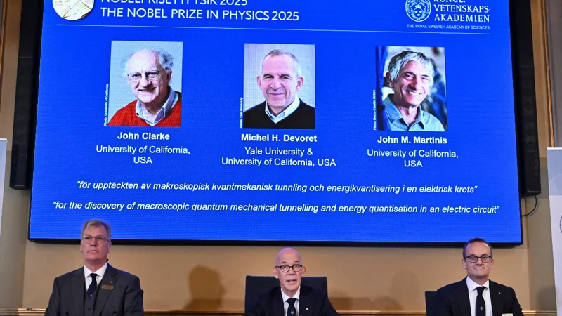 US Researchers honored with Nobel Prize for Quantum Physics breakthroughs