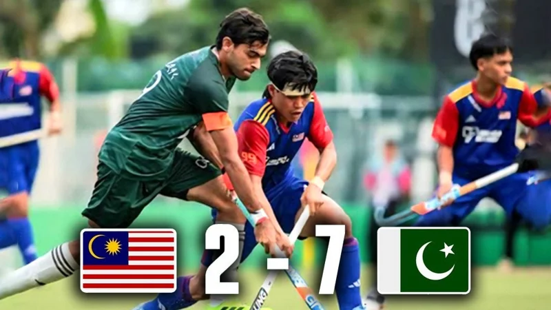 Pakistan Juniors crush Malaysia