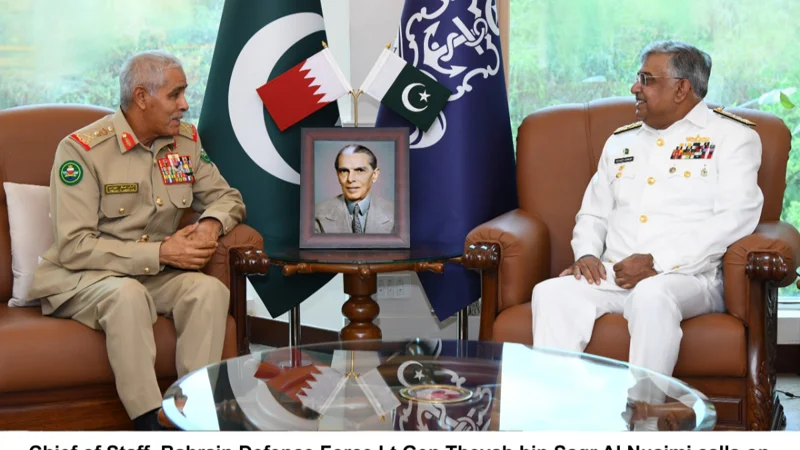 Pakistan, Bahrain to expand military cooperation