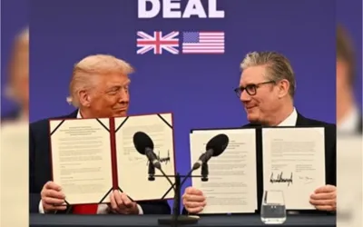 US and UK sign historic trade deal to boost economic ties