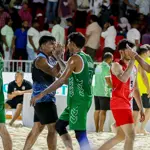 Pakistan dominates India in Commonwealth Beach Handball thriller
