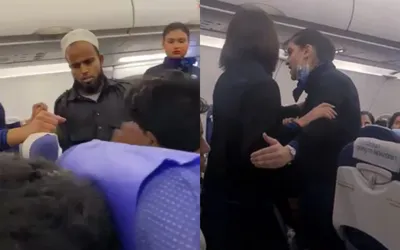 Muslim passenger slapped on Indian plane, video goes Viral