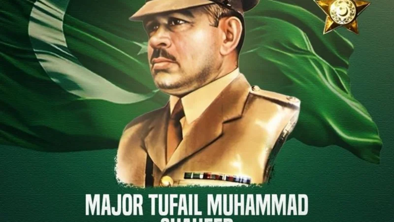 Pak Army pays tribute to Major Tufail Muhammad on his 67th Martyrdom Day