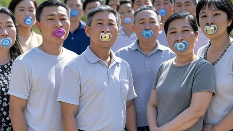 Adult pacifiers gaining popularity in China