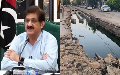 CM: Karachi roads to be dug up again to build 100-meter drainage system