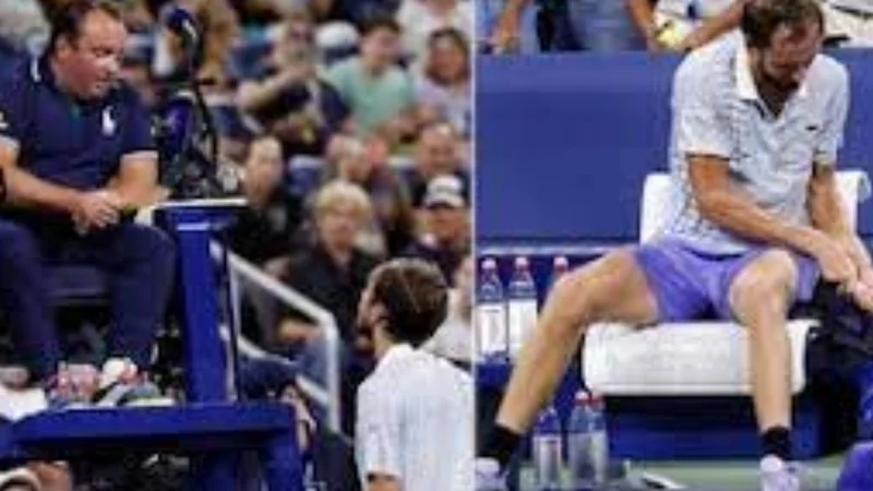 Medvedev's US open exit ends in racket-smashing outburst