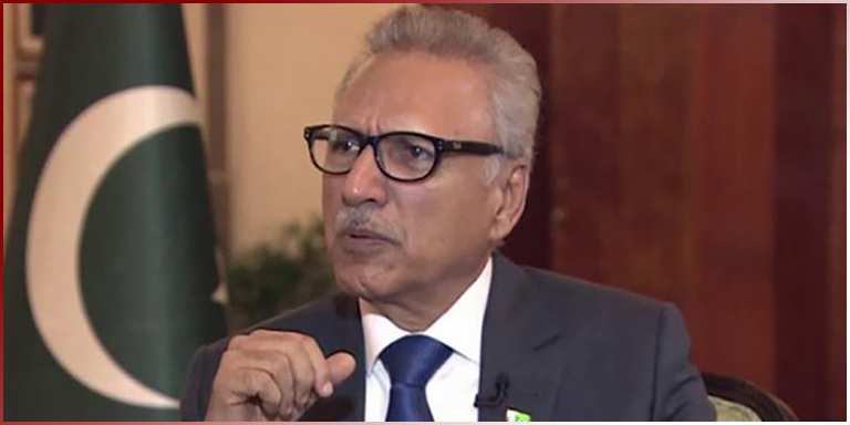 president arif alvi on water situation
