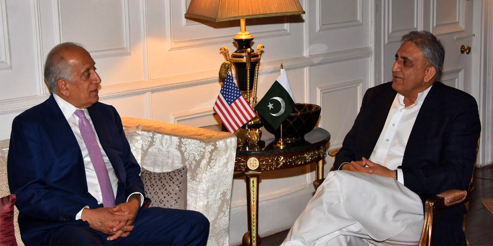 Army Chief Meet Zalmay khalilzad