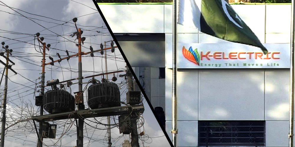 students protest against k electric