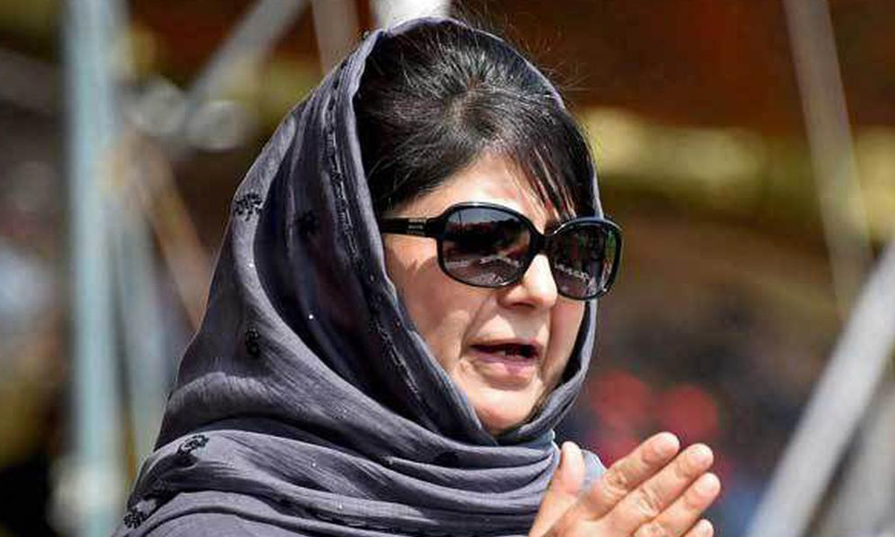 Mehbooba Mufti admits mistake