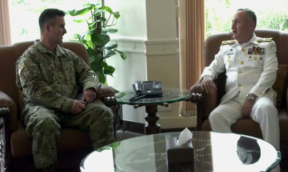 NAVAL CHIEF meeting