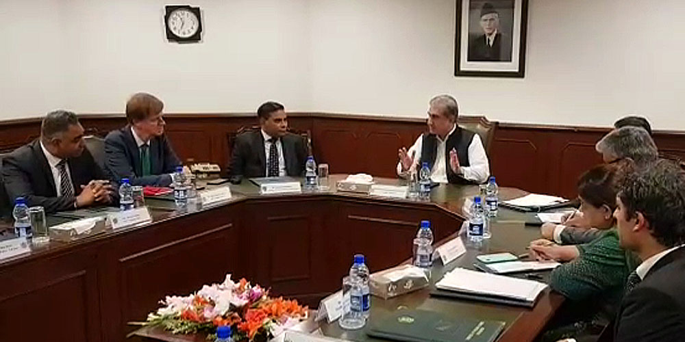 Shah Mehmood-UK Delegation