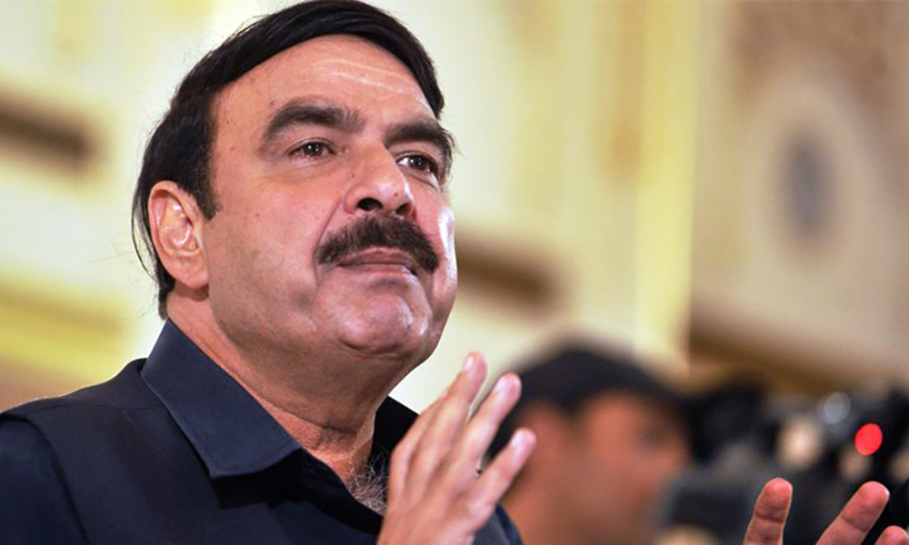 Sheikh Rasheed address in Muzaffarabad