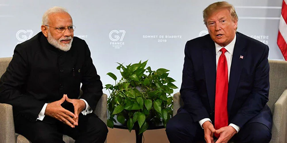 Trump meets Modi in G7