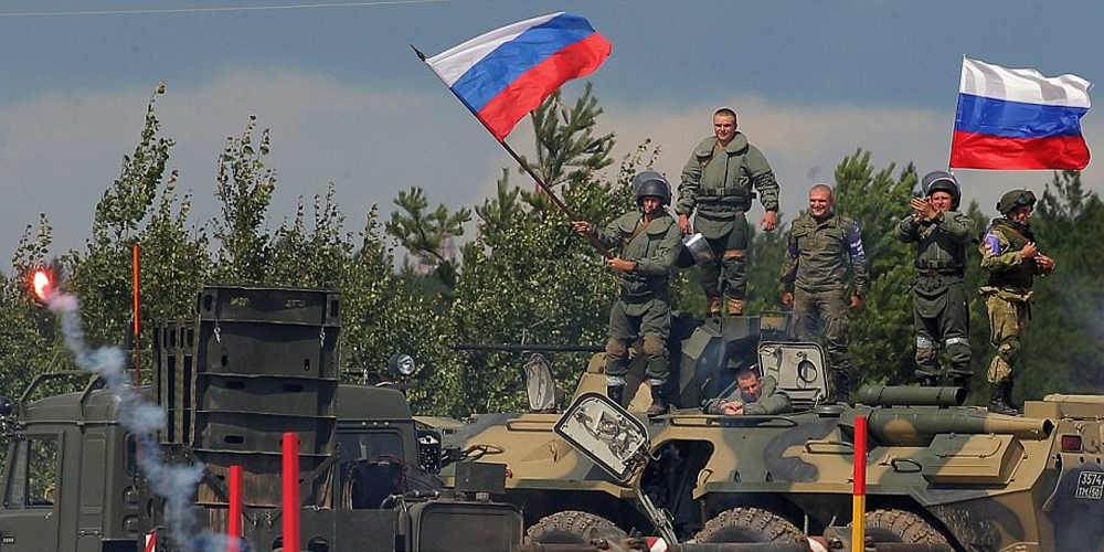 Russian tanks won the Army game title