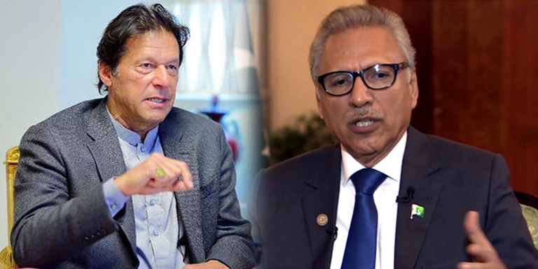 president and imran khan on earthquake