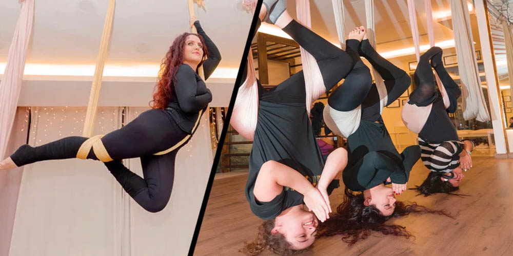 Saudi artist has soaring success with aerial yoga business