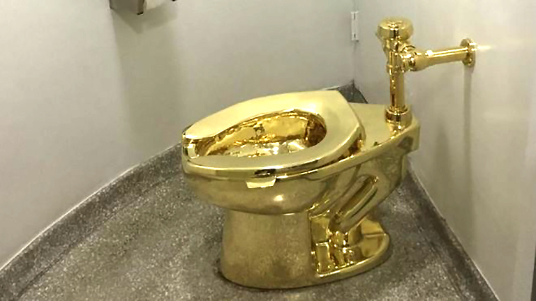 Thief Carry out a toilet in the UK