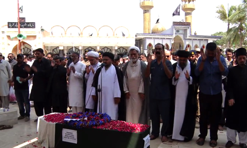 funeral of major adeel