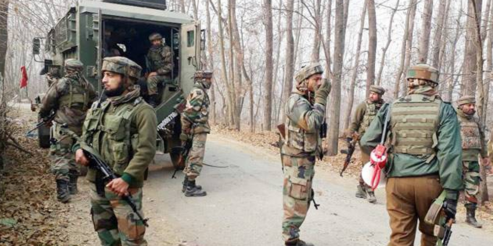 Indian Army's so-called search operation in occupied Kashmir, martyr 3 Kashmiris