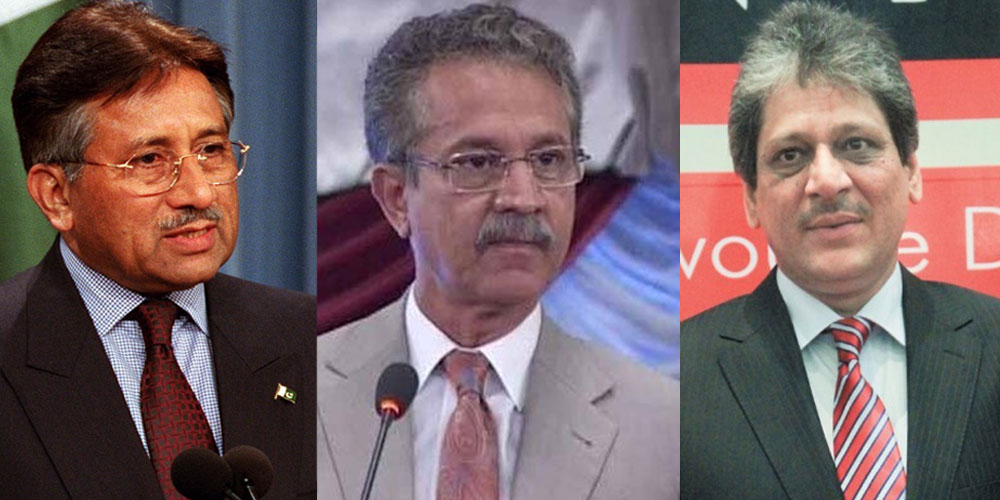 Mayor Karachi meets Pervez Musharraf & Ishratul Ibad