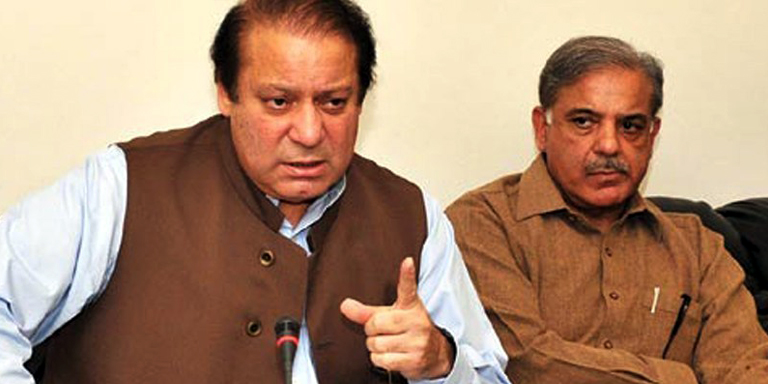 Shahbaz meets Nawaz in Kot Lakhpath