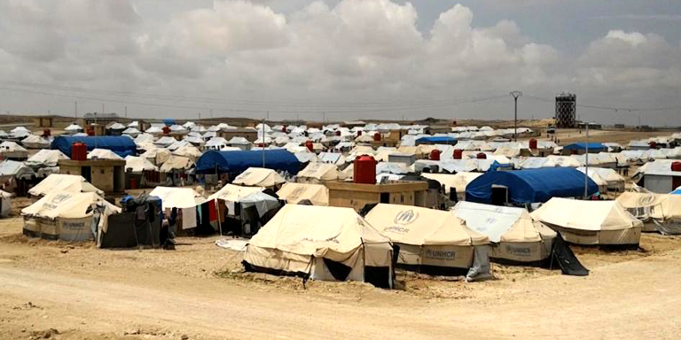 People living in camps in Syria suffer from inhumane conditions