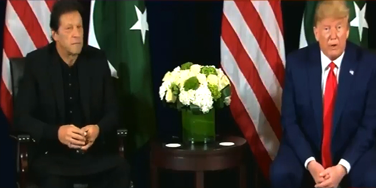 Imran Khan meet Donald Trump