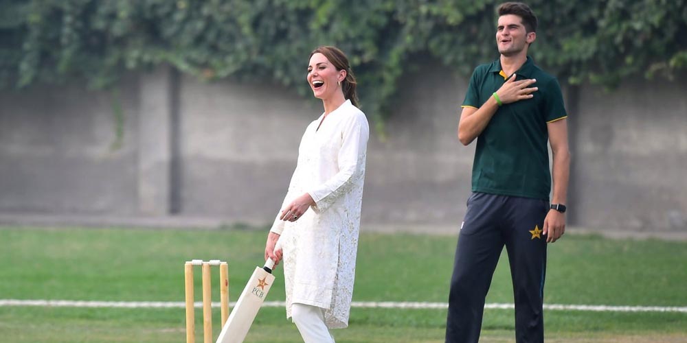 princes medliton and shaheen afridi picture viral on social media
