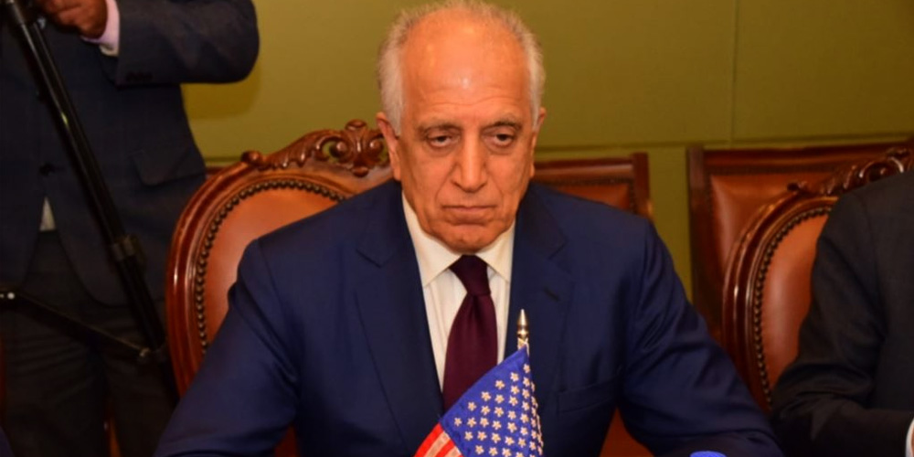 zalmay khalilzad with taliban