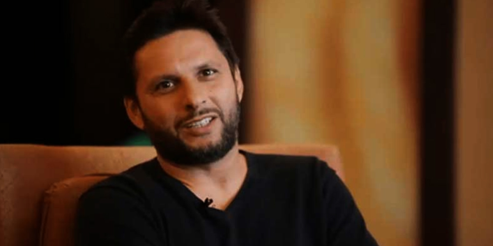 Shahid Afridi At Gujrat